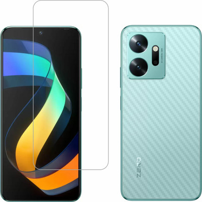 Vatsin Front and Back Tempered Glass for infinix zero 20(Pack of 2)
