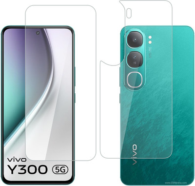 Ten To 11 Front and Back Tempered Glass for ViVO Y300 5G(Pack of 2)
