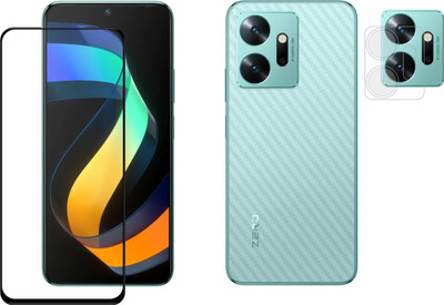 Ten To 11 Front and Back Tempered Glass for infinix zero 20(Pack of 3)