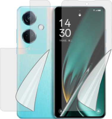 ZINGTEL Front and Back Tempered Glass for OPPO K11 PJC110 (Edge To Edge TPU Full Coverage)(Pack of 1)