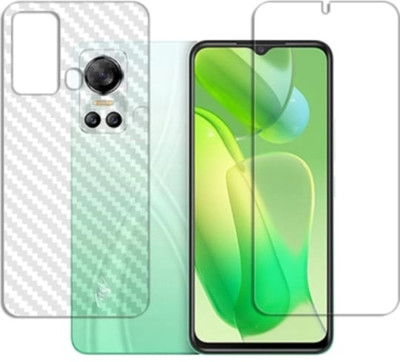 KHWABEEDA Front and Back Tempered Glass for ITEL S18 FRONT AND BACK TEMPERED GLASS(Pack of 2)