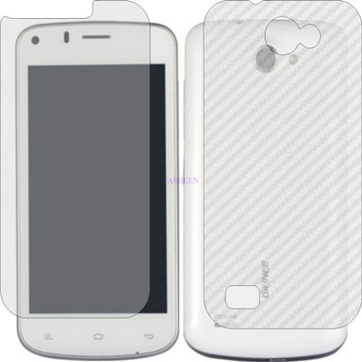 Fasheen Front and Back Tempered Glass for GIONEE P3S (Front Matte Finish & Back 3d Carbon Fiber)(Pack of 2)