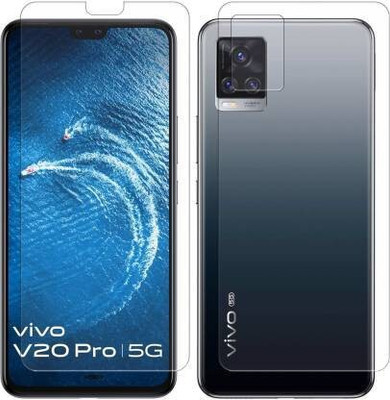 PR SMART Front and Back Tempered Glass for Vivo V20 Pro(Pack of 2)