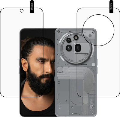 SOFT WINGS Front and Back Tempered Glass for NOTHING 3A Pro 5G,nothing 3a pro 5g(Pack of 2)