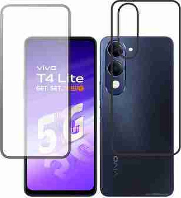 chakoor Front and Back Tempered Glass for VIVO T4 Lite 5G(Pack of 3)