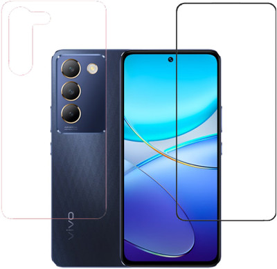 VAYUVAULT Front and Back Tempered Glass for vivo Y200e 5G(Pack of 2)