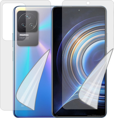 ZINGTEL Front and Back Tempered Glass for XIAOMI K50 (Edge To Edge TPU Full Coverage)(Pack of 1)