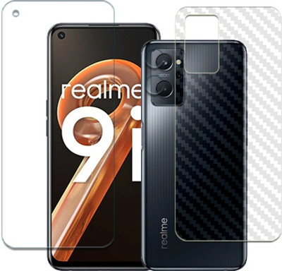 20SKY Front and Back Tempered Glass for Realme 9i FRONTBACK AND CAMERA LENS SCREEN GUARD(Pack of 1)