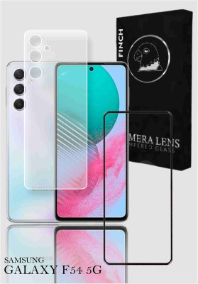 KANCHA Front and Back Tempered Glass for SAMSUNG GALAXY F54 5G(Pack of 2)
