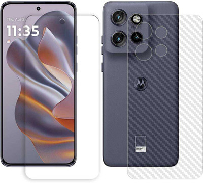 DB Front and Back Tempered Glass for MOTOROLA EDGE 50 NEO 5G(Pack of 2)