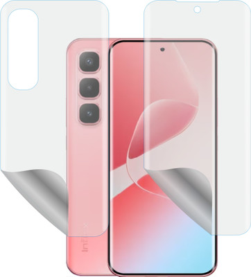 Mobling Front and Back Tempered Glass for Infinix Hot 60 Pro Plus (Edge to Edge Full Screen Protector)(Pack of 1)