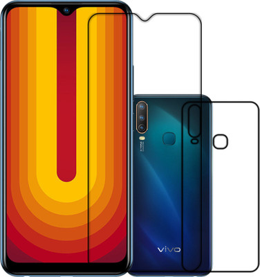 MUTAALI Front and Back Tempered Glass for VIVO U10(Pack of 1)