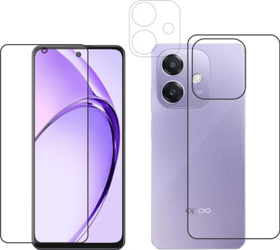chakoor Front and Back Tempered Glass for OPPO A3x 5G(Pack of 3)