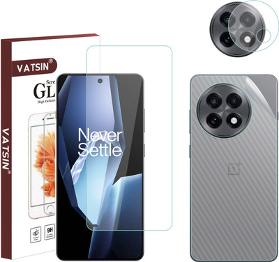 Vatsin Front and Back Tempered Glass for OnePlus 13R(Pack of 3)
