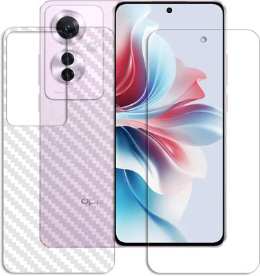 ARBAN Front and Back Tempered Glass for Oppo Reno11 F FRONT BACK SCREEN GUARD(Pack of 1)