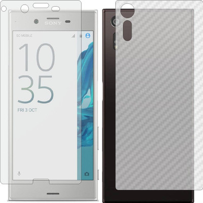 MOBART Front and Back Tempered Glass for SONY XPERIA XZ DUAL(Pack of 2)