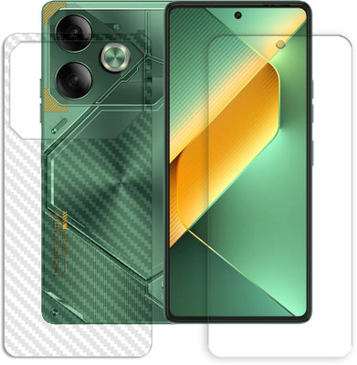 ARBAN Front and Back Tempered Glass for Tecno Pova 6 FRONT BACK SCREEN GUARD(Pack of 1)