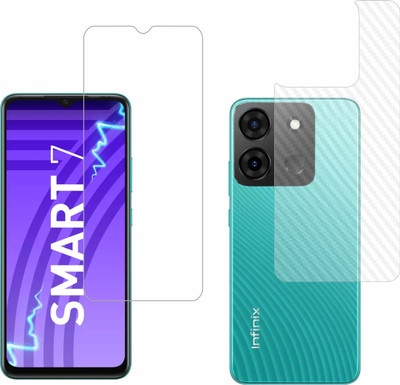 Vatsin Front and Back Tempered Glass for Infinix Smart 7 HD(Pack of 2)