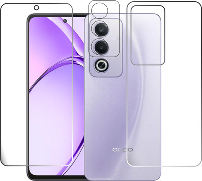 chakoor Front and Back Tempered Glass for Oppo A3 Pro 5G(Pack of 3)
