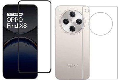 4 YARDS Front and Back Tempered Glass for Oppo Find X8 5G (D-Plus)(Pack of 1)