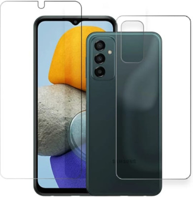 DOWRVIN Front and Back Tempered Glass for SAMSUNG GALAXY M23 FRONT AND BACK TEMPERED GLASS(Pack of 2)
