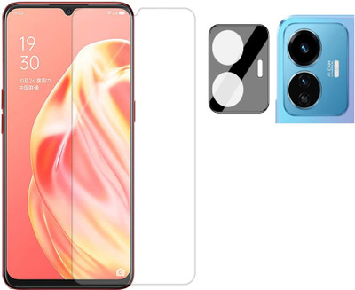 COVER CAPITAL Front and Back Tempered Glass for Vivo Y77(Pack of 2)