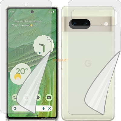MOBART Front and Back Tempered Glass for GOOGLE PIXEL 7 GQML3 5G (Edge To Edge TPU, Full Coverage)(Pack of 1)