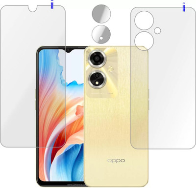DCASE Front and Back Tempered Glass for OPPO A59 5G(Pack of 3)