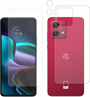 Ten To 11 Front and Back Tempered Glass for Motorola G84(Pack of 3)