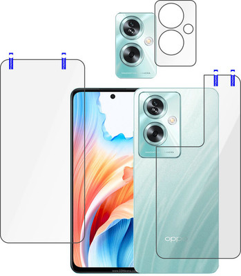 Cinzia Front and Back Tempered Glass for OPPO A79 5G(Pack of 3)