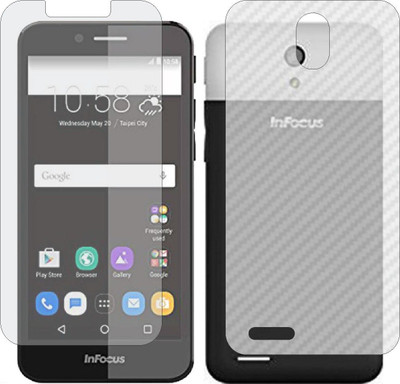 MOBART Front and Back Tempered Glass for INFOCUS M260(Pack of 2)