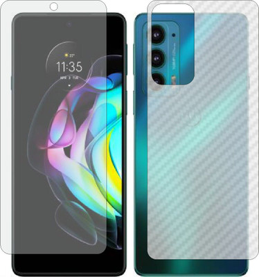 MOBART Front and Back Tempered Glass for MOTOROLA EDGE 2021(Pack of 2)