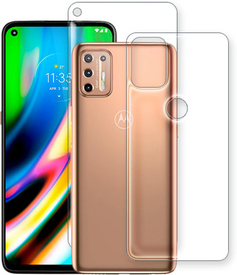 MUTAALI Front and Back Tempered Glass for Motorola G9 Plus(Pack of 1)