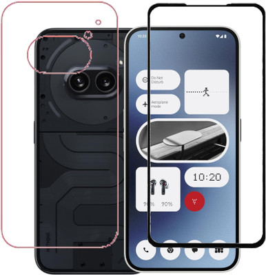 HOBBYTRONICS Front and Back Tempered Glass for Nothing Phone (2a) 5G, Nothing Phone (2a), Nothing Phone 2A, Nothing Phone 2A 5G(Pack of 1)