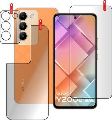 ARKEIS Front and Back Tempered Glass for vivo Y200e 5G(Pack of 3)