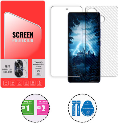 ARBAN Front and Back Tempered Glass for Xiaomi Redmi Turbo 3 5G (1 FREE CAMERA LENS) WITH FRONTBACK SCREEN PROTECTOR(Pack of 1)