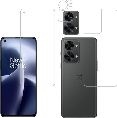 Vatsin Front and Back Tempered Glass for OnePlus Nord 2T 5G(Pack of 3)