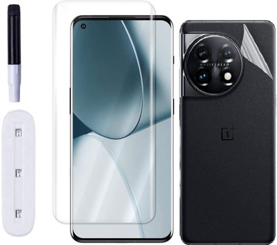 Bai and kaka Front and Back Screen Guard for Oneplus 11 5G(Pack of 2)