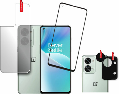 FINCH Front and Back Tempered Glass for ONEPLUS NORD 2T(Pack of 2)