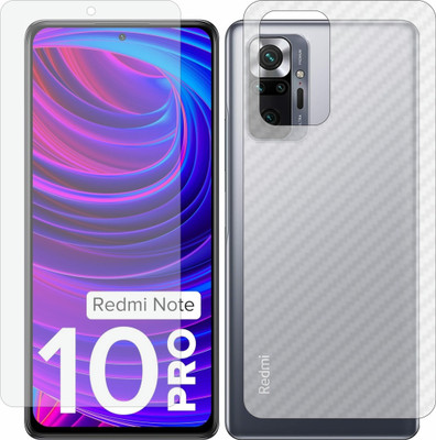 Fasheen Front and Back Tempered Glass for Redmi Note 10 Pro(Pack of 2)