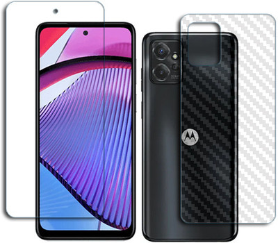 SOMTONE Front and Back Tempered Glass for Motorola Moto G Power 5G FRONT BACK(Pack of 1)