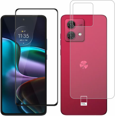 Ten To 11 Front and Back Tempered Glass for Motorola G84(Pack of 2)