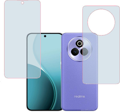 HOBBYTRONICS Front and Back Tempered Glass for REALME P3 PRO(Pack of 1)