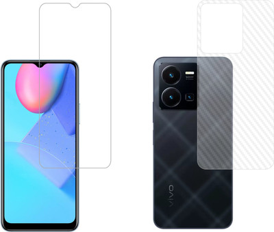 Vatsin Front and Back Tempered Glass for ViVO Y35(Pack of 2)