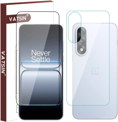 Vatsin Front and Back Tempered Glass for OnePlus Nord 5(Pack of 2)