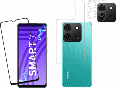 Ten To 11 Front and Back Tempered Glass for Itel A60(Pack of 3)