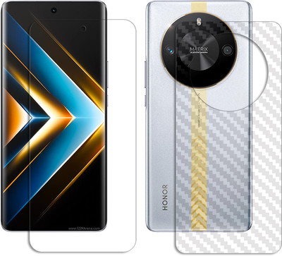 MUTAALI Front and Back Tempered Glass for Honor X50 GT(Pack of 1)