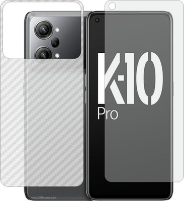 Fasheen Front and Back Tempered Glass for OPPO K10 PRO(Pack of 2)