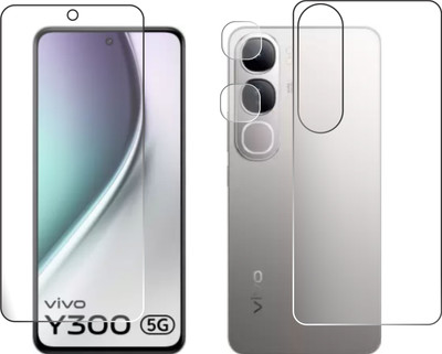 chakoor Front and Back Tempered Glass for vivo Y300 5G(Pack of 3)
