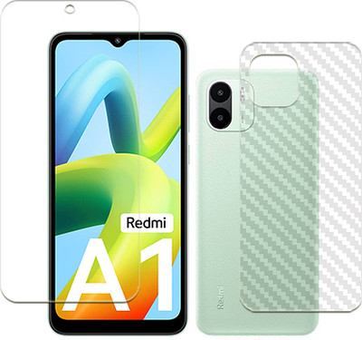 ARBAN Front and Back Tempered Glass for Redmi A1 FRONT BACK(Pack of 1)